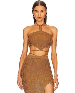 Michael Costello X Revolve Sylvan Knit Top - Orange