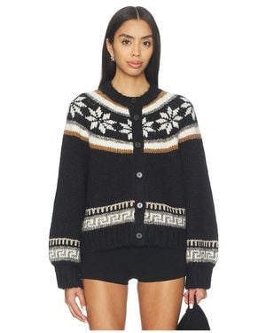 The Great The Snowflake Ice Rink Cardigan - Black