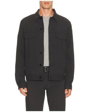 Theory River Neoteric Twill Jacket - Black