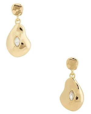 Ettika Marquise Drop Earrings - Metallic