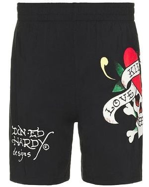 Ed Hardy SHORTS - Schwarz