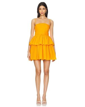 Acler Fairley Mini Dress - Yellow