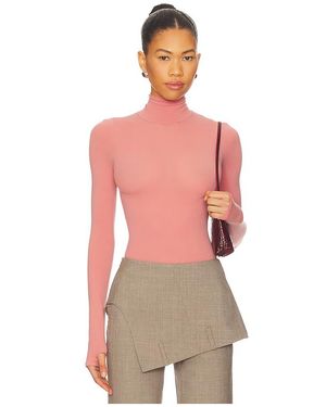 Commando Body De Ballet Con Cuello Alto En Color Rosado Talla