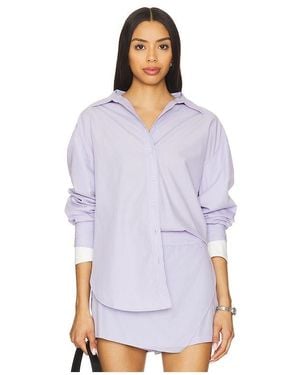 Line & Dot Maxin Shirt - White