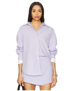 Line & Dot Maxin Shirt - White