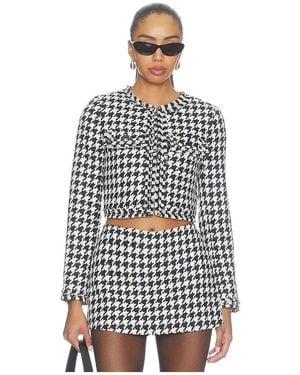 Alice + Olivia Dumont Boxy Jacket - White
