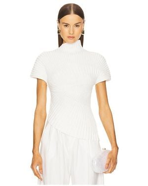 Cult Gaia Annemie Knit Top - White