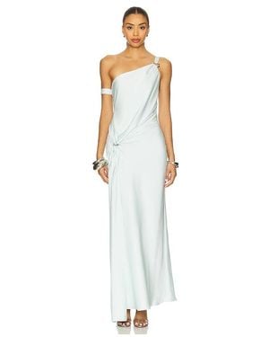 Misha The Horizon Satin Dress - White