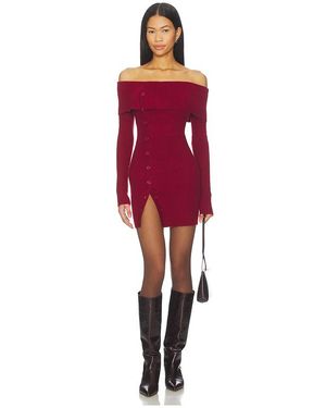 knee length dresses for ladies Love Killa Dress in Red Patent Red / XL / Vegan Leather