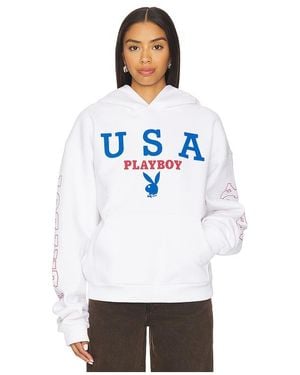 Playboy Hoodie Usa - Weiß