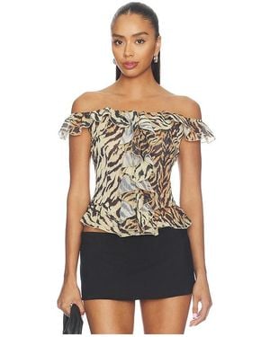 Lioness Timeless Ruffle Top - Black