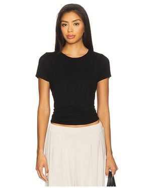 Michael Lauren Tucker Short Sleeve Fitted Tee - Black