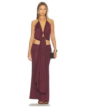AYA MUSE Neckholder-Top Kaima - Rot