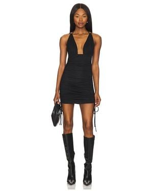 h:ours Brooklyn Mini Dress - Black