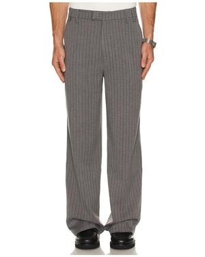 KROST Hose Mit Falten Herringbone - Grau