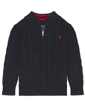 Polo Ralph Lauren Strick Half Zip - Blau