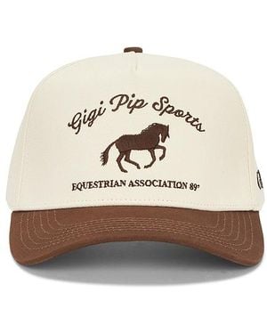Gigi Pip Sports Trucker Hat - Natural