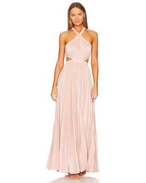 BCBGMAXAZRIA Metallic Evening Gown - Pink