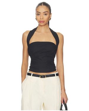 SNDY'S Romi Halterneck Top - Black
