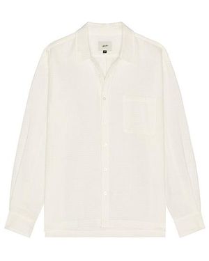 Bather Waffle Leisure Shirt - White