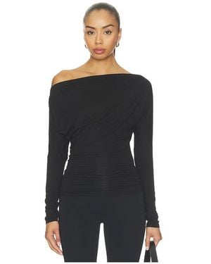 ALL THE WAYS Vanessa Off Shoulder Top - Black