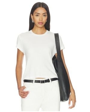 AG Jeans Sadie Crew Tee - White