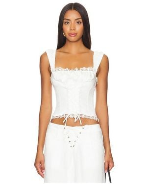 Lioness Palmer Corset - White