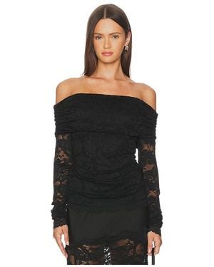 Generation Love Romeo Lace Top - Black