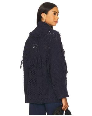 Autumn Cashmere Chaqueta De Tiro Southwest En Color Azul Marino Talla (También En S)