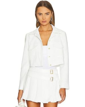 Amanda Uprichard X Revolve Sanders Jacket - White