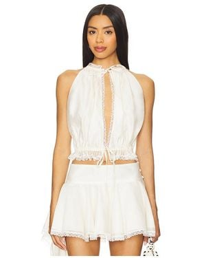 Lovers + Friends Annecy Top - White