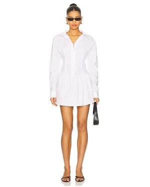 OW Collection Ellie Shirt Dress - Weiß