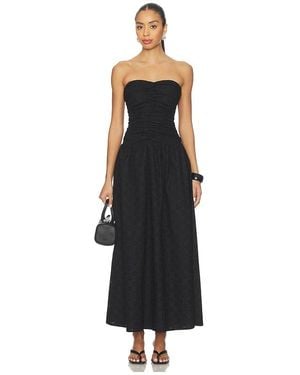 Faithfull the Brand Lia Maxi Dress - Black