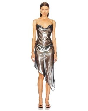 Nbd The Harley Midi Dress - Metallic