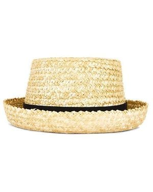 Lack of Color Ahoy Boater Hat - Natural