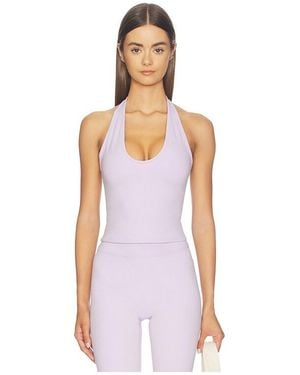 437 The Halter Tank Top - Purple