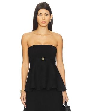 Karina Grimaldi Krystina Strapless Top - Black
