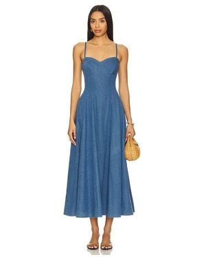 Lovers + Friends Simone Midi Dress - Blue