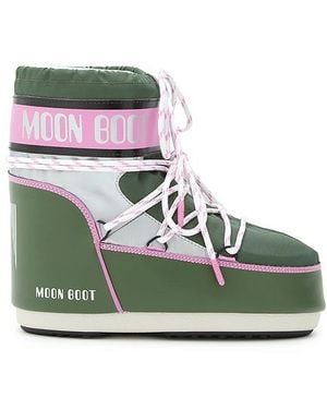 Moon Boot Bota Icon En Color Verde, Rosa Talla (También En 36-38)