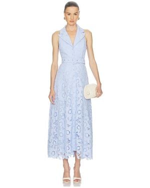 Elliatt Vestido Lacy En Color Azul Talla (También En M, S, Xl) - Blanco