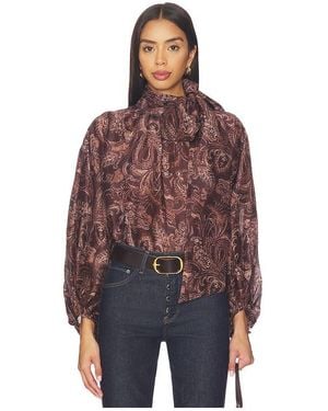 L'Agence Oversize-Bluse Rhett - Rot