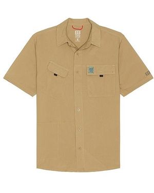 Topo Retro River Shirt - White
