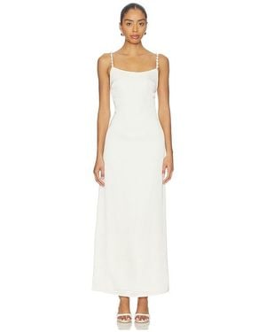 La Porte Melrose Maxi Dress - White