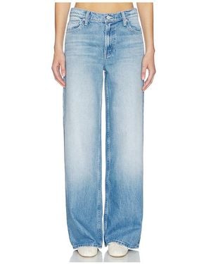 Mother The Rerun Zip Sneak Jeans - Blue