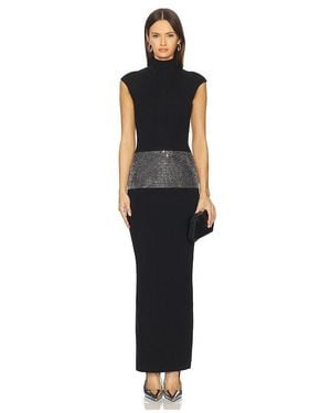 retroféte Leontine Embellished Dress - Black