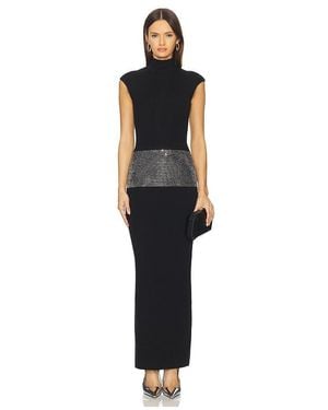 retroféte Leontine Embellished Dress - Black