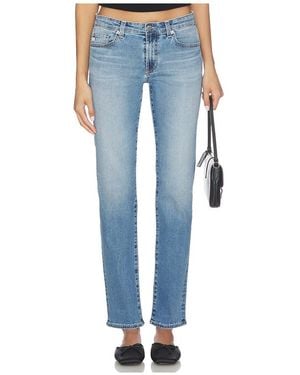 AG Jeans Sandra Straight Leg Jeans - Blue