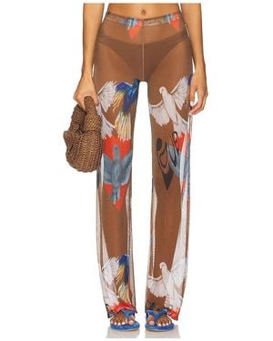Juliet Johnstone Mesh Pant - Brown