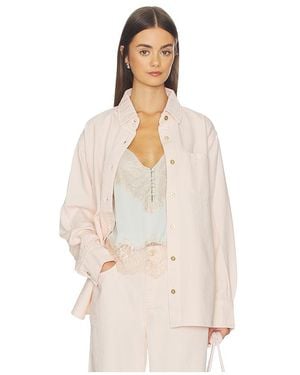 DL1961 Faye Oversized Shirt - Natural