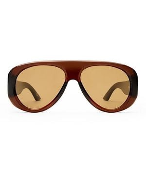 Le Specs Dream Boat Sunglasses - Brown